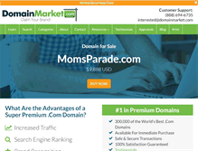 Tablet Screenshot of momsparade.com